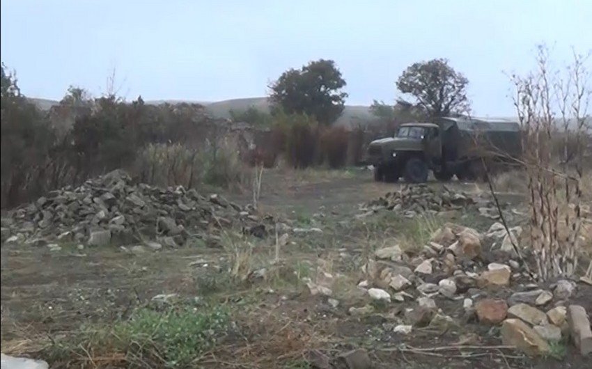 İşğaldan azad edilən Çaxırlı kəndinin görüntüləri  - VİDEO