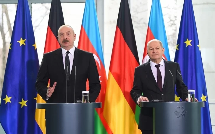 Prezident İlham Əliyev: Son müddət Almaniya-Azərbaycan əlaqələri sürətli inkişaf dövrünü yaşayır