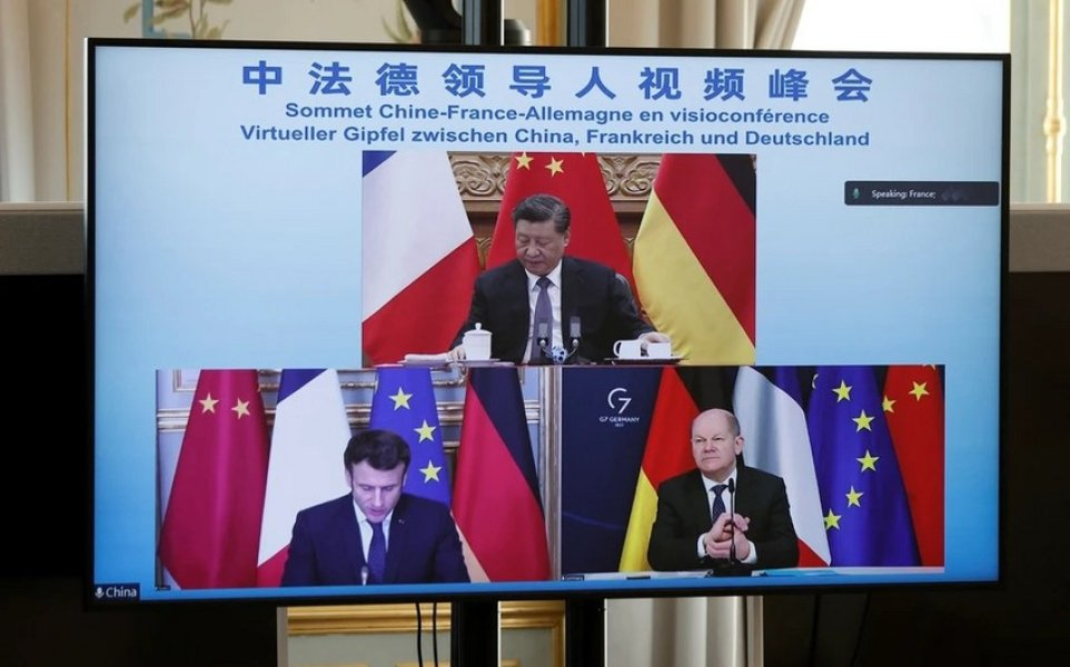 Çin, Fransa və Almaniya liderləri Ukraynanı müzakirə etdi