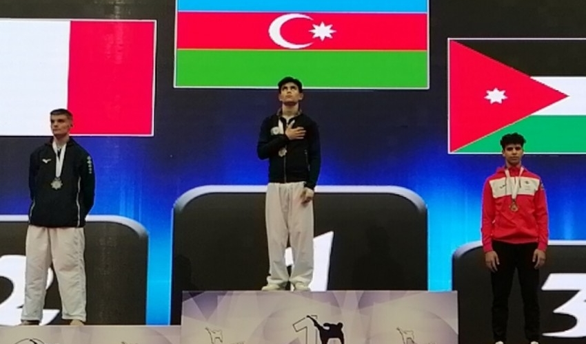 Azərbaycan karateçiləri dünya çempionatında 1 qızıl, 2 bürünc medal qazanıblar