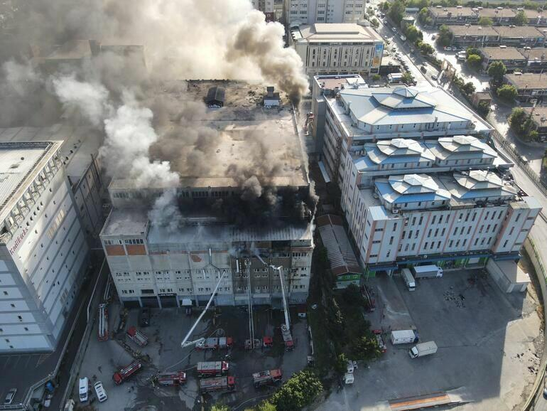 İstanbul güclü yanğın başladı