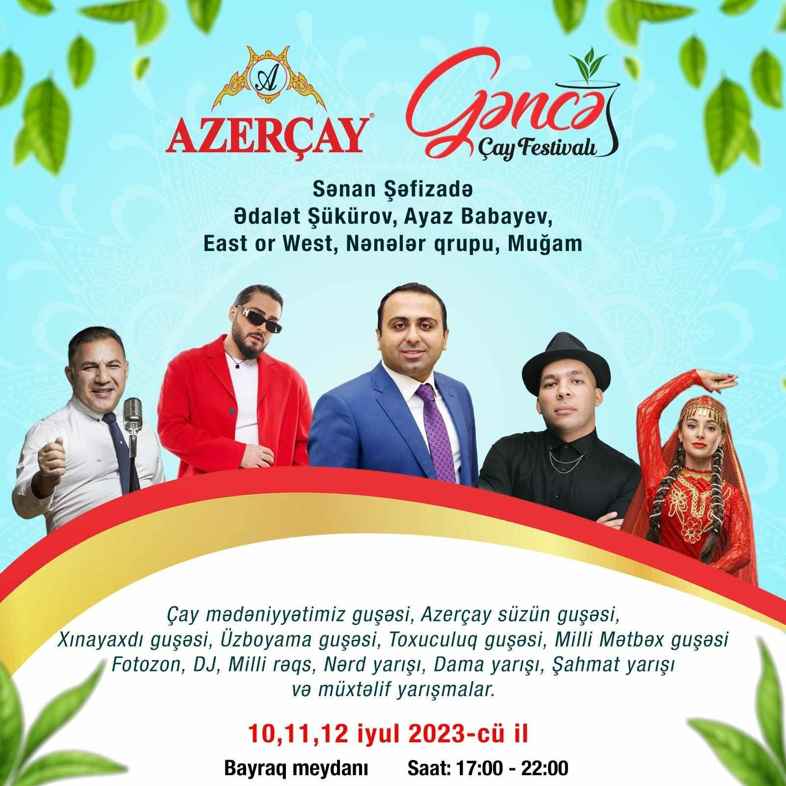 Gəncədə “Azerçay” ilə Çay Festivalı keçiriləcək