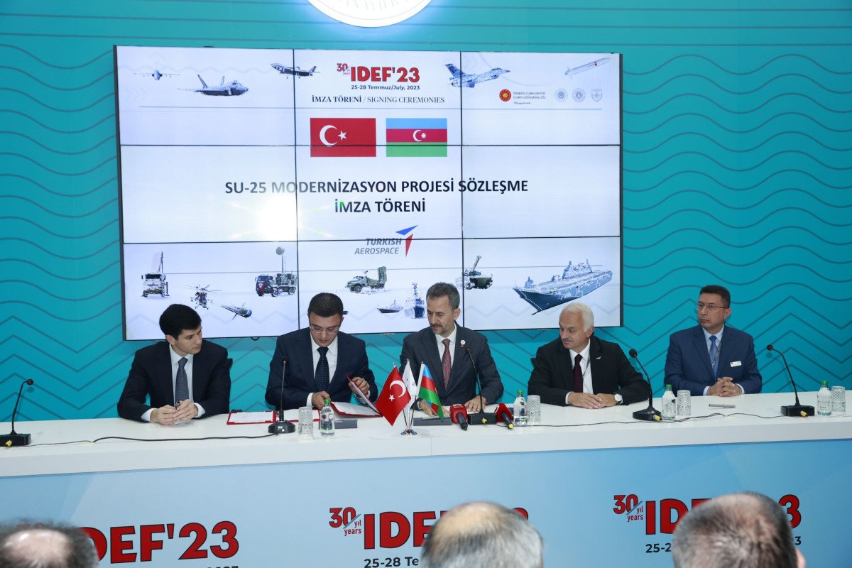 Azərbaycan MN Türkiyə şirkəti ilə "Su-25"lərin modernizasiyasına dair anlaşma imzalayıb